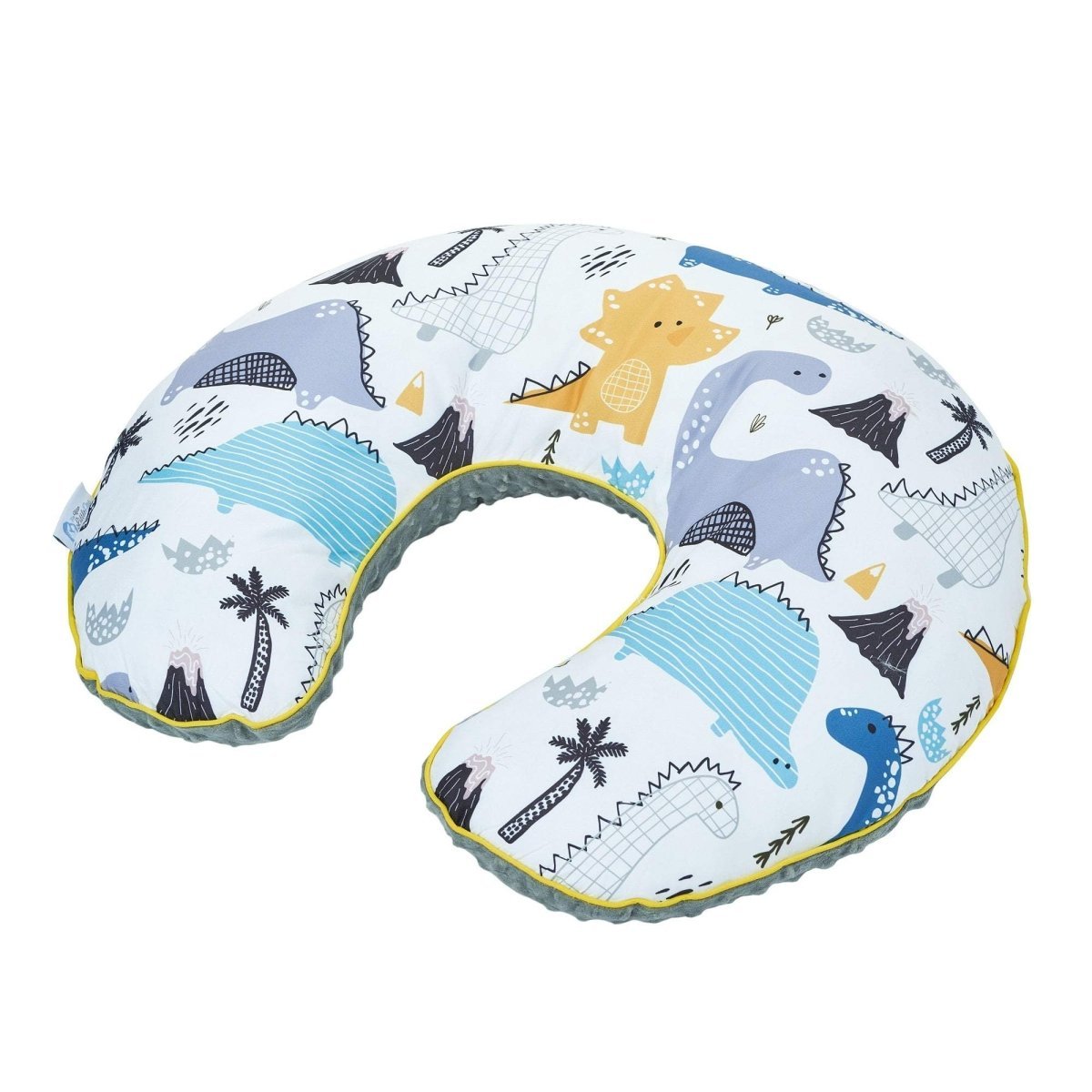 Nursing Pillow – Dino Print, Breastfeeding Support with Washable Cover