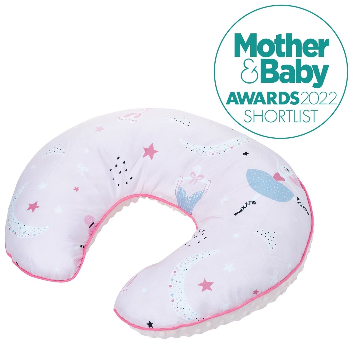 Nursing Pillow – Pixie Print, Breastfeeding Support with Cover