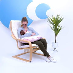 Nursing Pillow – Pixie Print, Breastfeeding Support with Cover