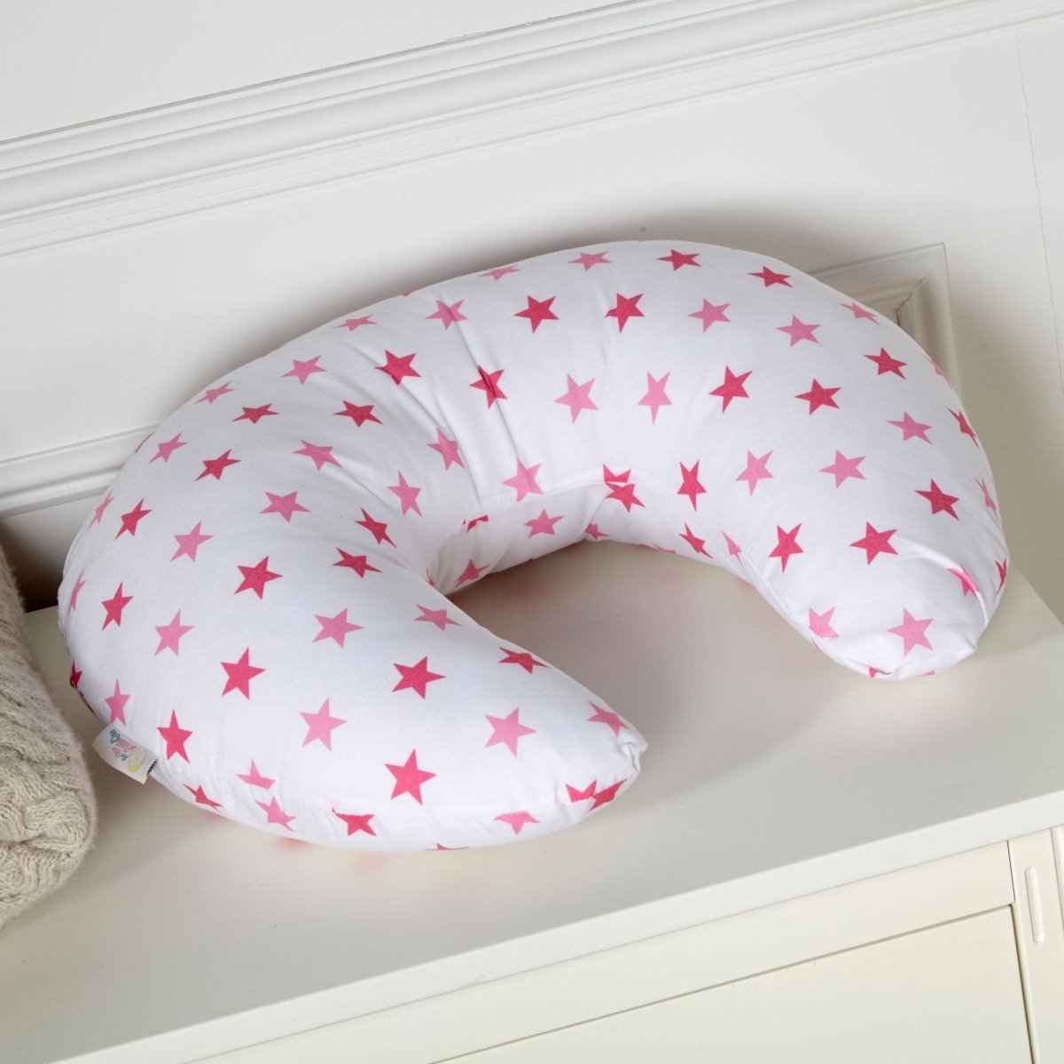 Nursing Pillow Cover – Little Pink Star, Washable Replacement