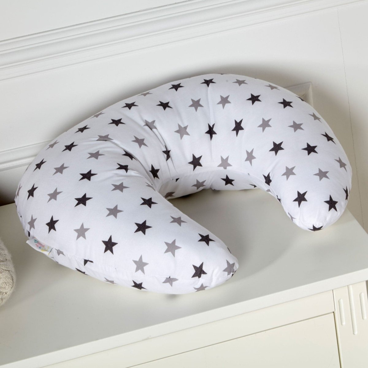 Nursing Pillow Cover – Silver Twinkle, Washable Replacement