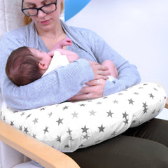 Nursing Pillow Cover – Silver Twinkle, Washable Replacement