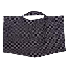 Breastfeeding Cover – White Stars, Nursing Apron with Rigid Neckline