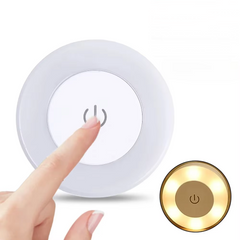 Portable LED Night Light – USB Rechargeable, Touch Control, Warm Ambience