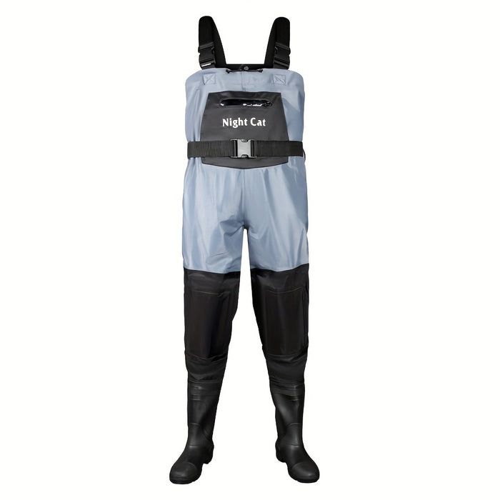 Night Cat Waterproof Fishing Waders, Breathable Chest Waders with Boots