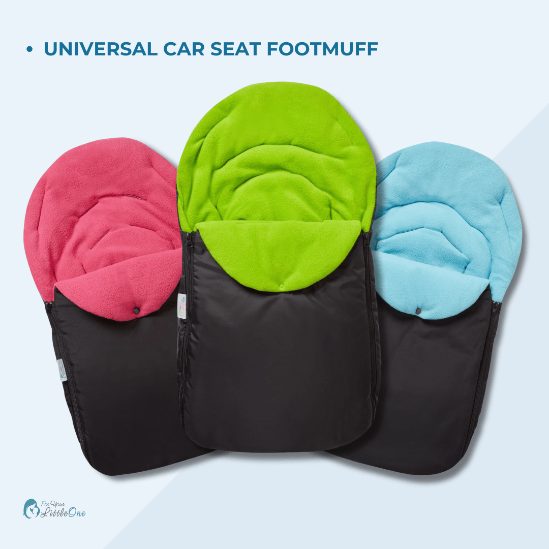 Universal Car Seat Footmuff – Fits 3 & 5 Point Harnesses, Cosy Toes