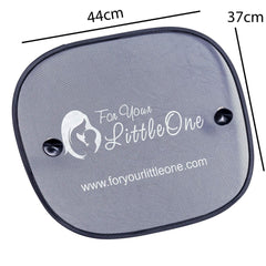 Car Window Sun Shade – Single, Suction Fit for Rear Windows