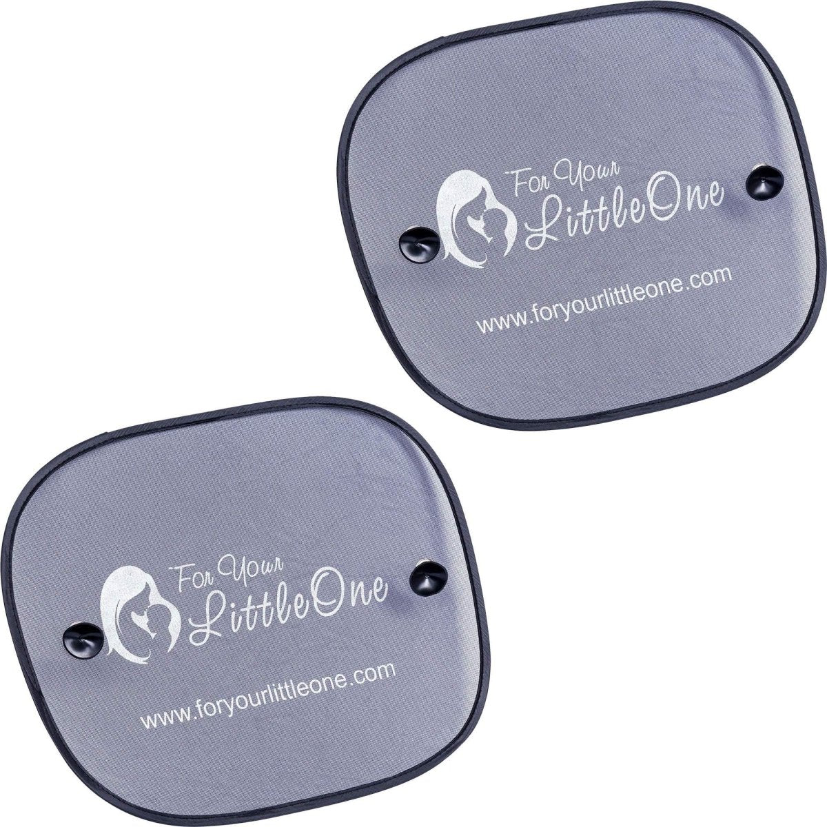Car Window Sun Shades 2 Pack – Suction Fit for Rear Windows