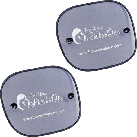 Car Window Sun Shades 2 Pack – Suction Fit for Rear Windows