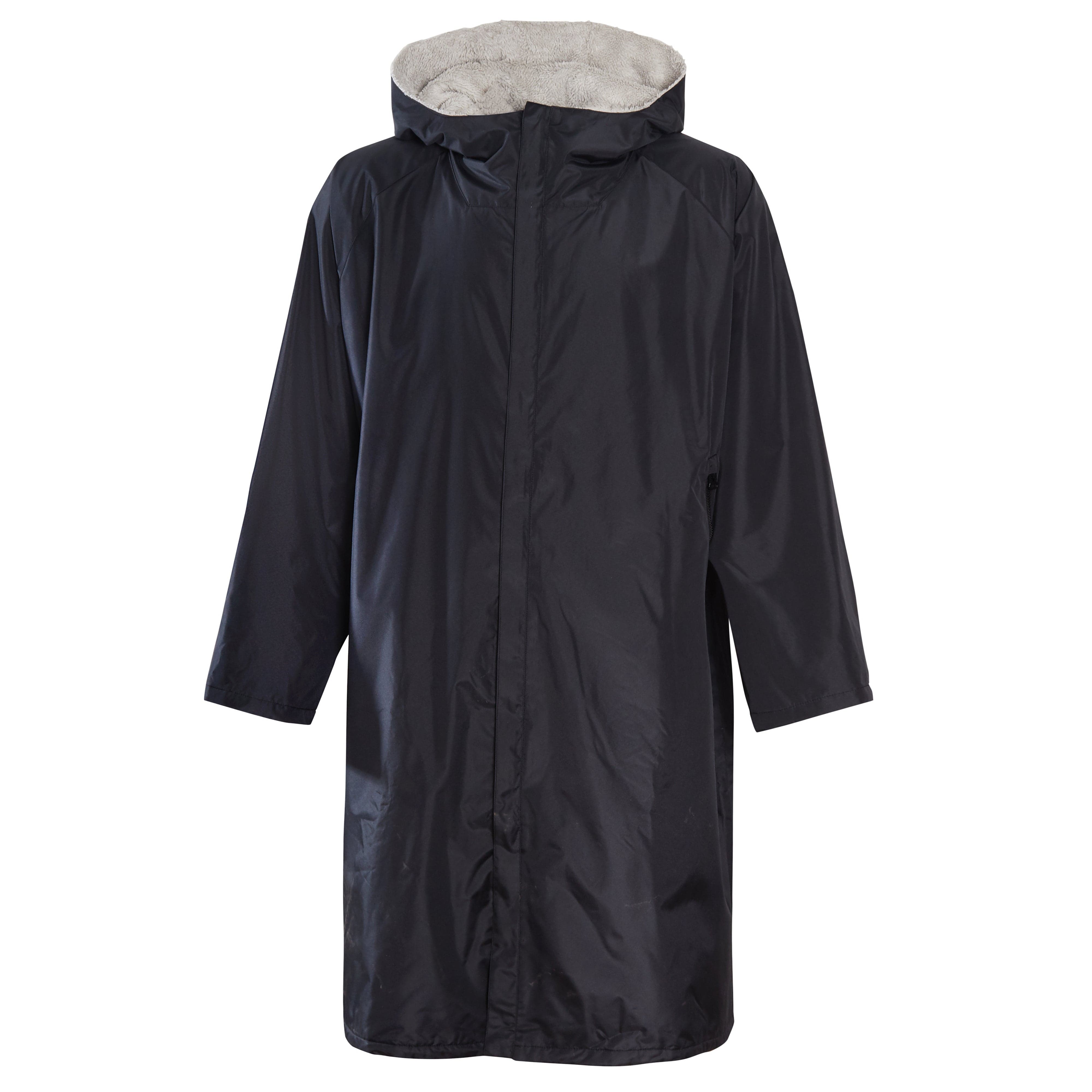 Changing Robe Kids' Unisex Hooded Coat Black Grey Windproof
