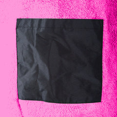 Changing Robe Kids' Unisex Hooded Coat Black Pink Windproof Winter