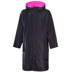 Changing Robe Kids' Unisex Hooded Coat Black Pink Windproof Winter