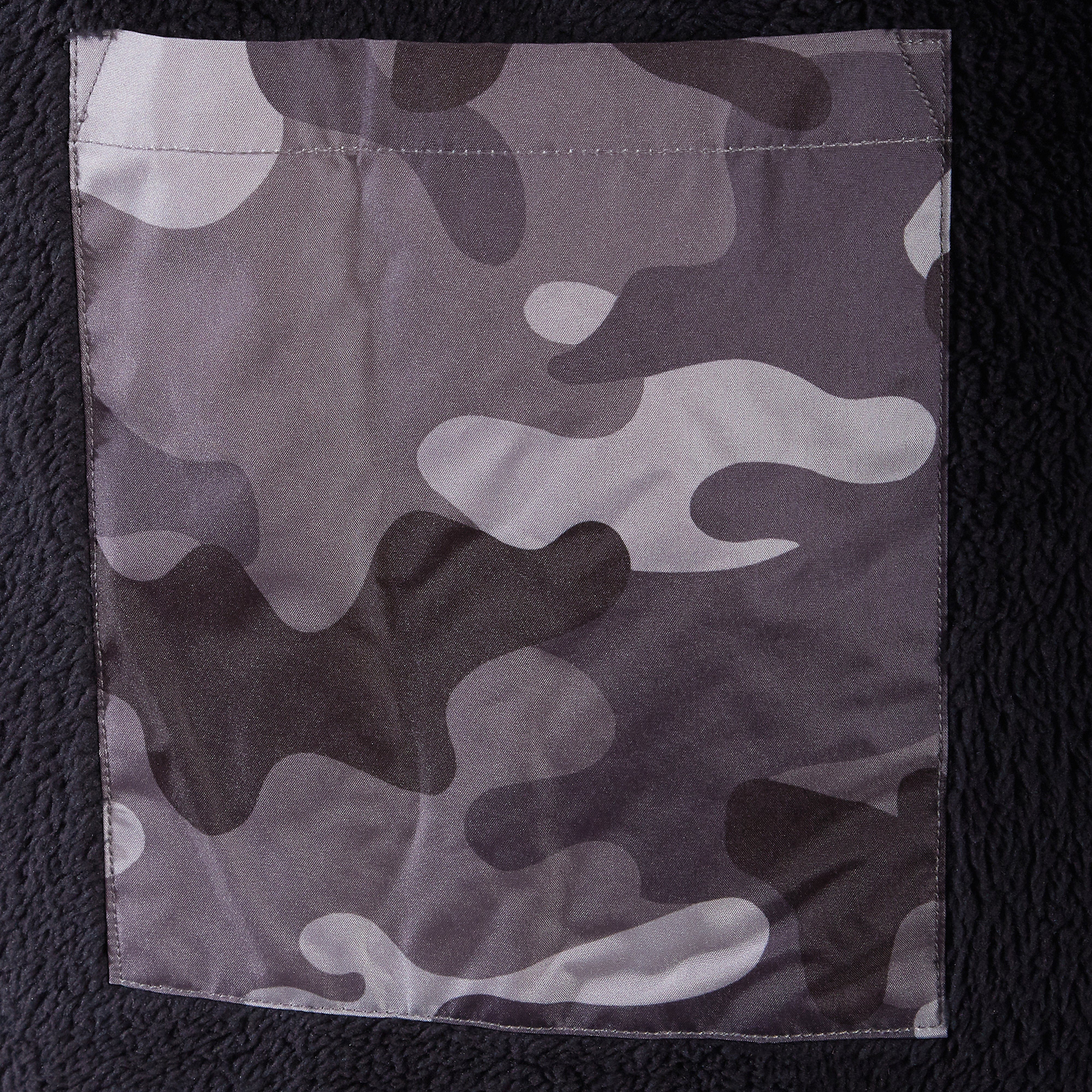 Changing Robe Kids' Unisex Hooded Coat Camouflage Black Windproof
