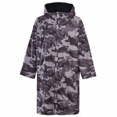 Changing Robe Kids' Unisex Hooded Coat Camouflage Black Windproof