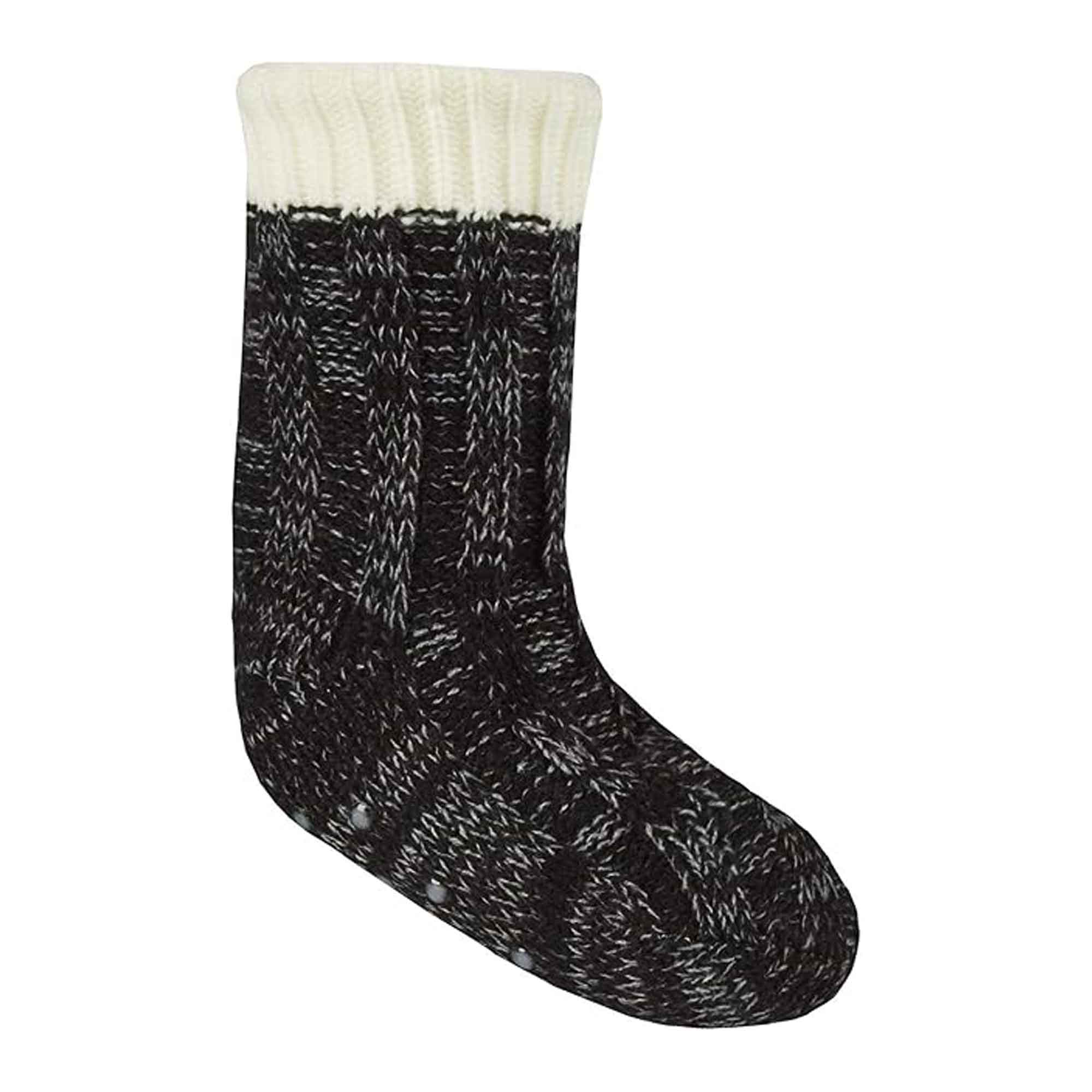 Children's Chunky Knit Non Slip Lounge Gripper Socks For Kids' Colourful