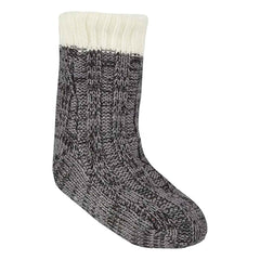 Children's Chunky Knit Non Slip Lounge Gripper Socks For Kids' Colourful