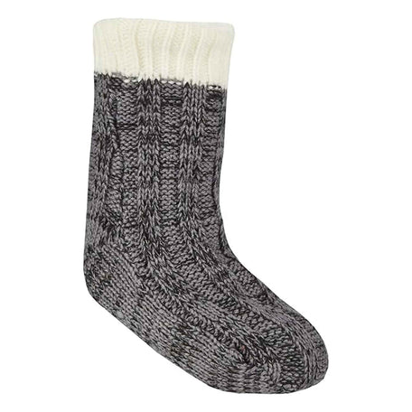 Children's Chunky Knit Non Slip Lounge Gripper Socks For Kids' Colourful