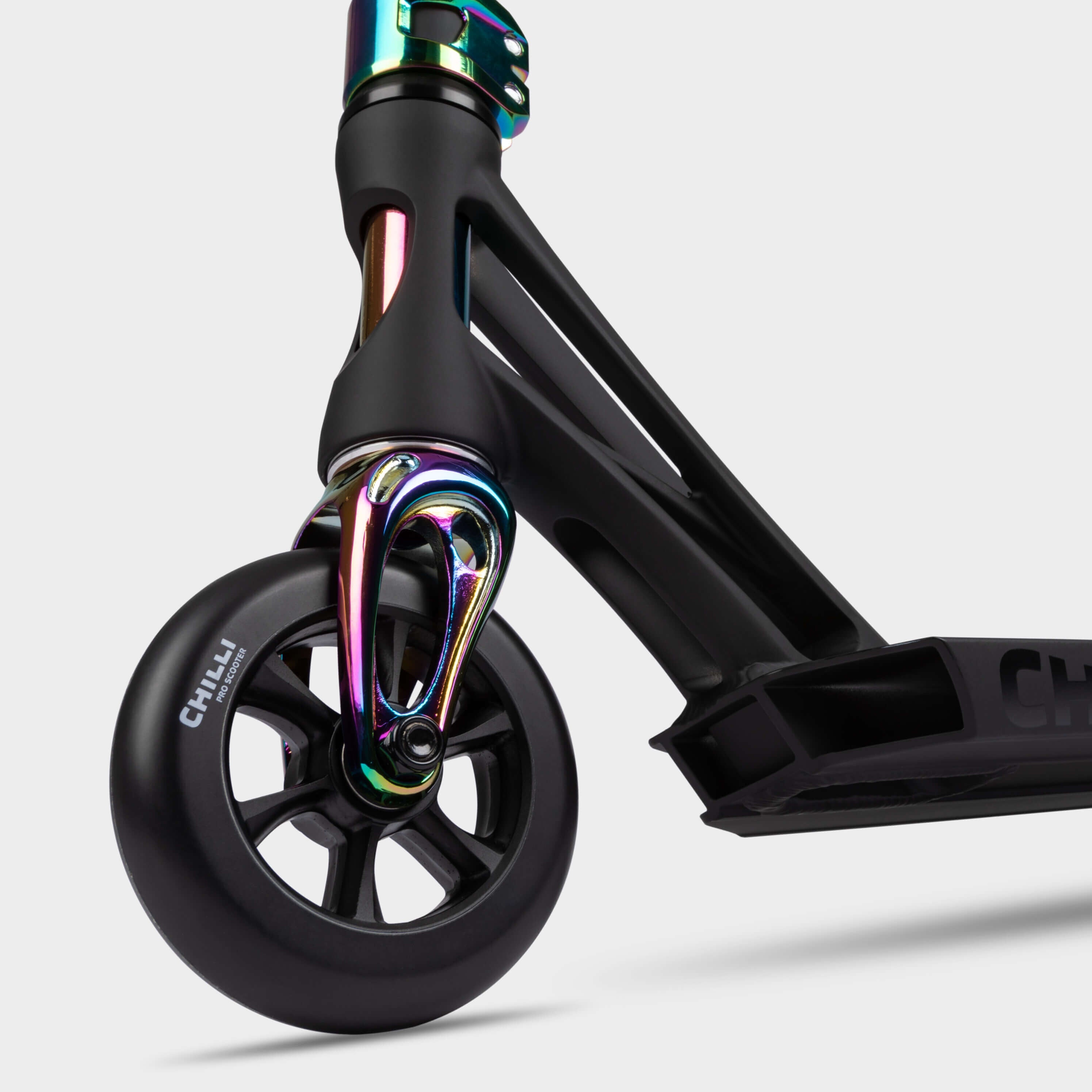 Chilli Beast V2 Stunt Scooter – Black Neochrome, Ages 8–12, 3.5kg