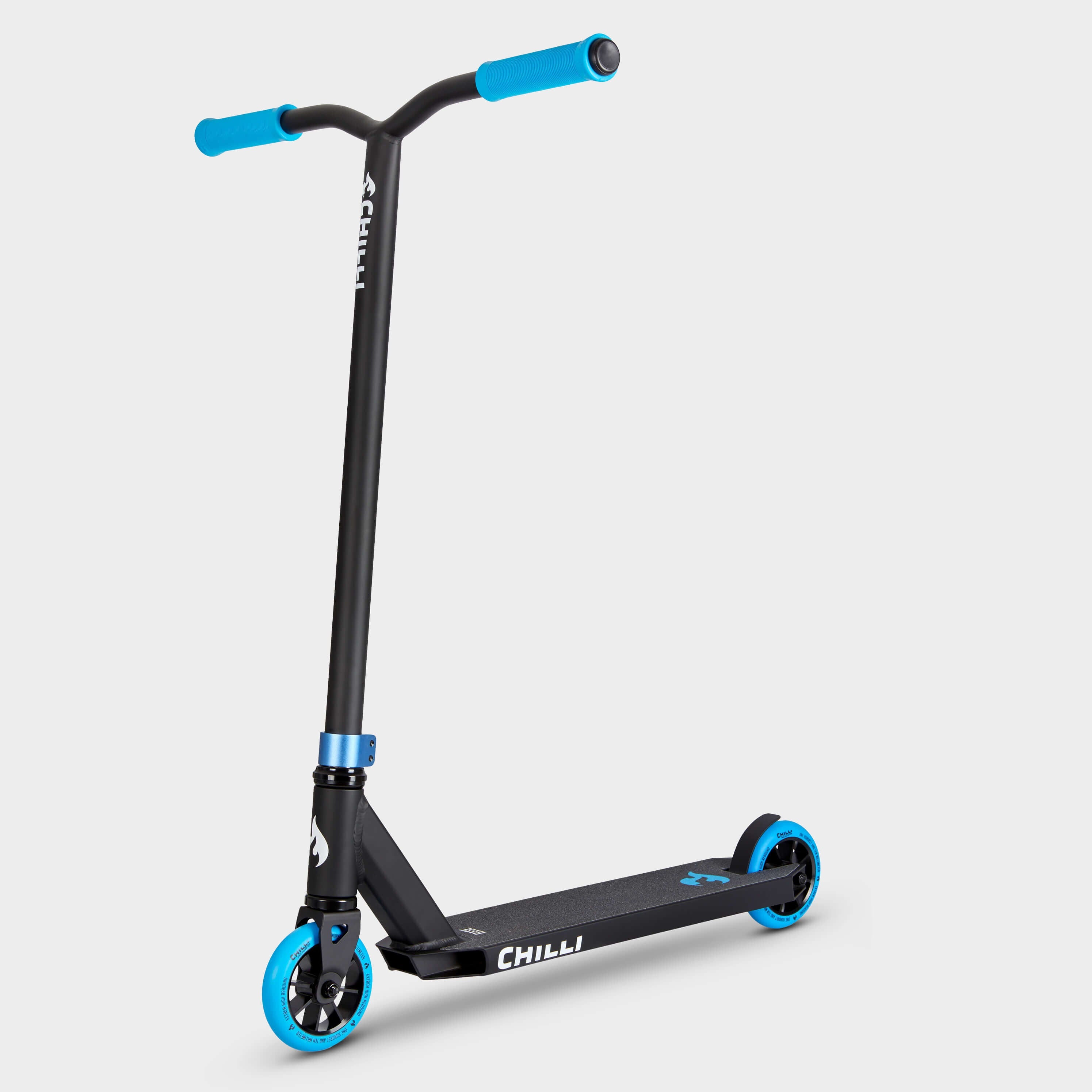 Chilli Base Stunt Scooter – Blue, Ages 5–9, Longer Deck