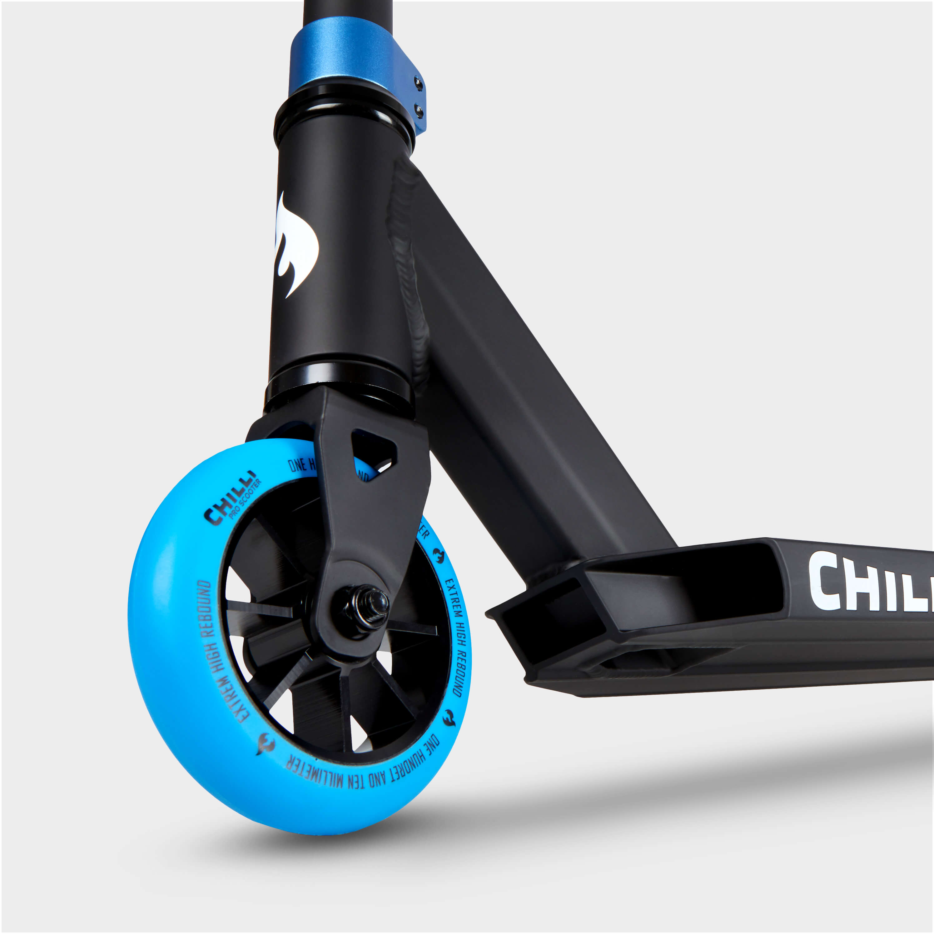 Chilli Base Stunt Scooter – Blue, Ages 5–9, Longer Deck