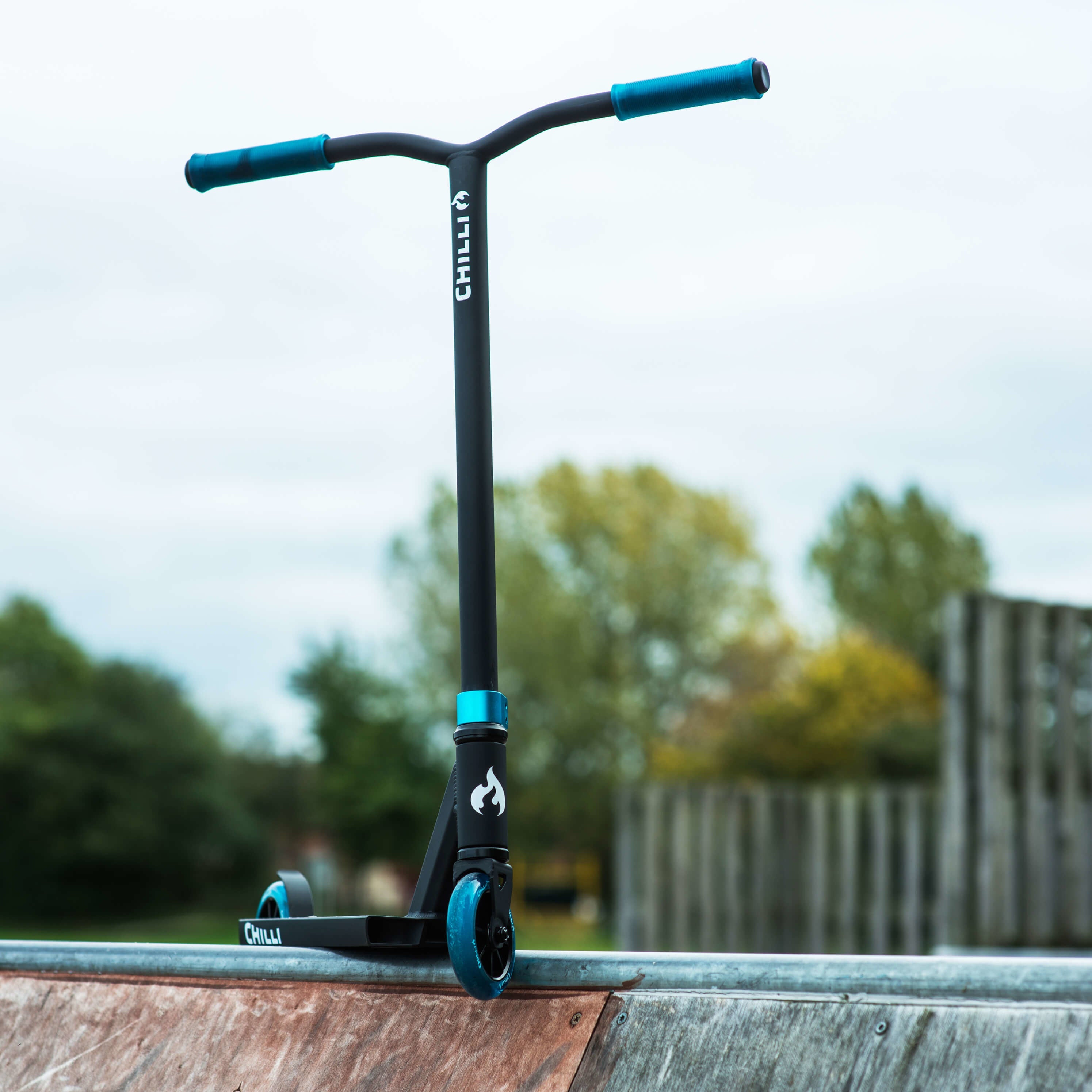 Chilli Base S Stunt Scooter – Blue, Ages 5–9, 110mm Wheels