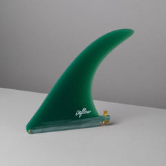 Deflow Cream Longboard Single Fin, Fibreglass, 7.5 to 10.5in