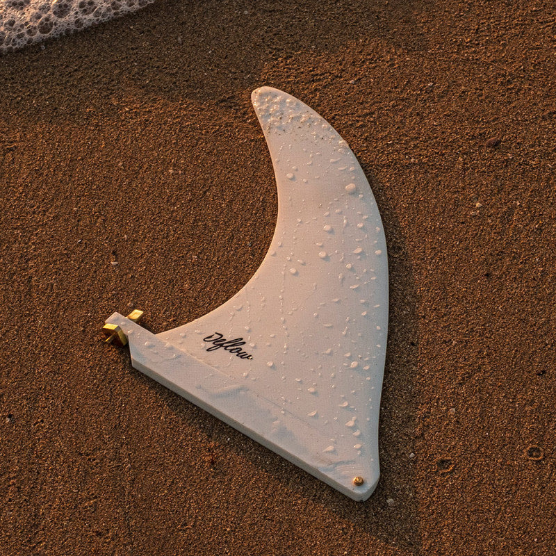 Deflow Cream Longboard Single Fin, Fibreglass, 7.5 to 10.5in