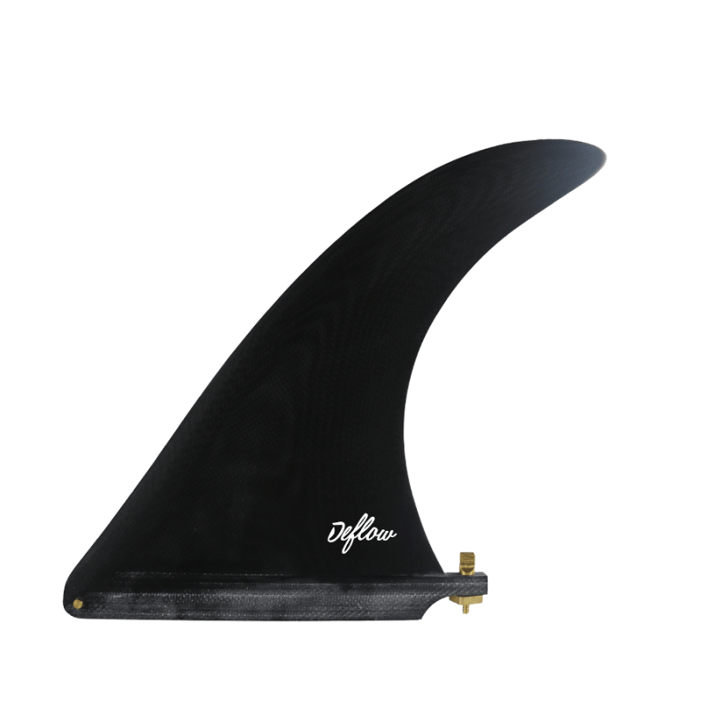 Deflow Cream Longboard Single Fin, Fibreglass, 7.5 to 10.5in