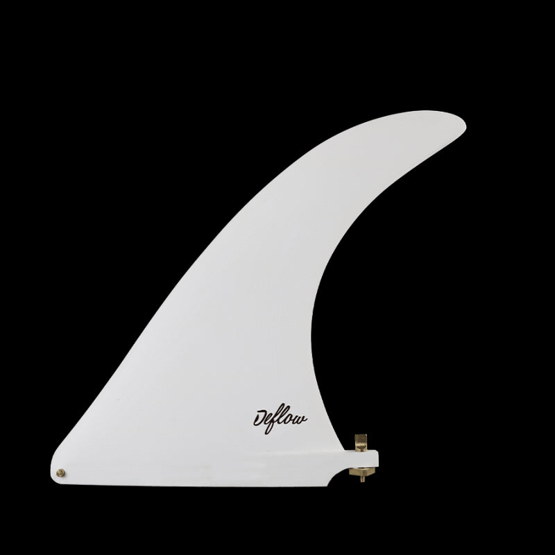 Deflow Cream Longboard Single Fin, Fibreglass, 7.5 to 10.5in