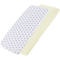 Crib Fitted Sheets 40x90cm – Jersey Cotton, Pack of 2
