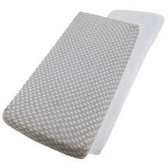 Crib Fitted Sheets 40x90cm – Jersey Cotton, Pack of 2