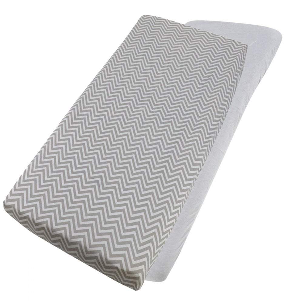 Crib Fitted Sheets 40x90cm – Jersey Cotton, Pack of 2