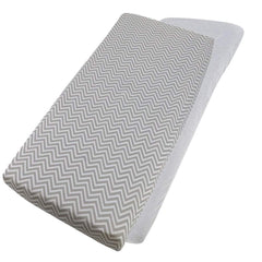 Crib Fitted Sheets 40x90cm – Jersey Cotton, Pack of 2