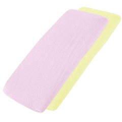 Crib Fitted Sheets 40x90cm – Jersey Cotton, Pack of 2