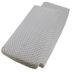 Crib Fitted Sheets 40x90cm – Jersey Cotton, Pack of 2