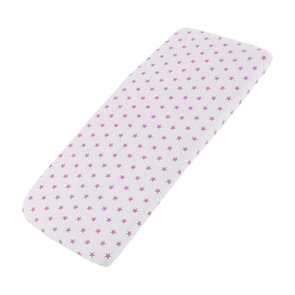 Crib Fitted Sheets 40x90cm – Jersey Cotton, Pack of 4