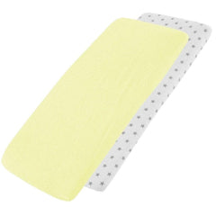 Crib Fitted Sheets 40x90cm – Jersey Cotton, Pack of 4