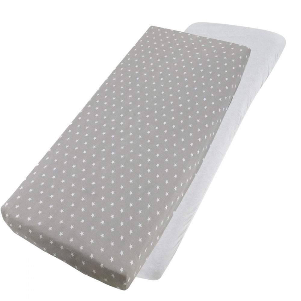 Crib Fitted Sheets 40x90cm – Jersey Cotton, Pack of 4