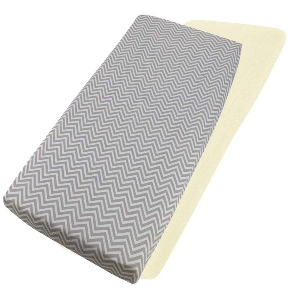 Crib Fitted Sheets 40x90cm – Jersey Cotton, Pack of 4