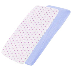 Crib Fitted Sheets 40x90cm – Jersey Cotton, Pack of 4