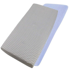 Crib Fitted Sheets 40x90cm – Jersey Cotton, Pack of 4