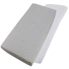 Crib Fitted Sheets 40x90cm – Jersey Cotton, Pack of 4