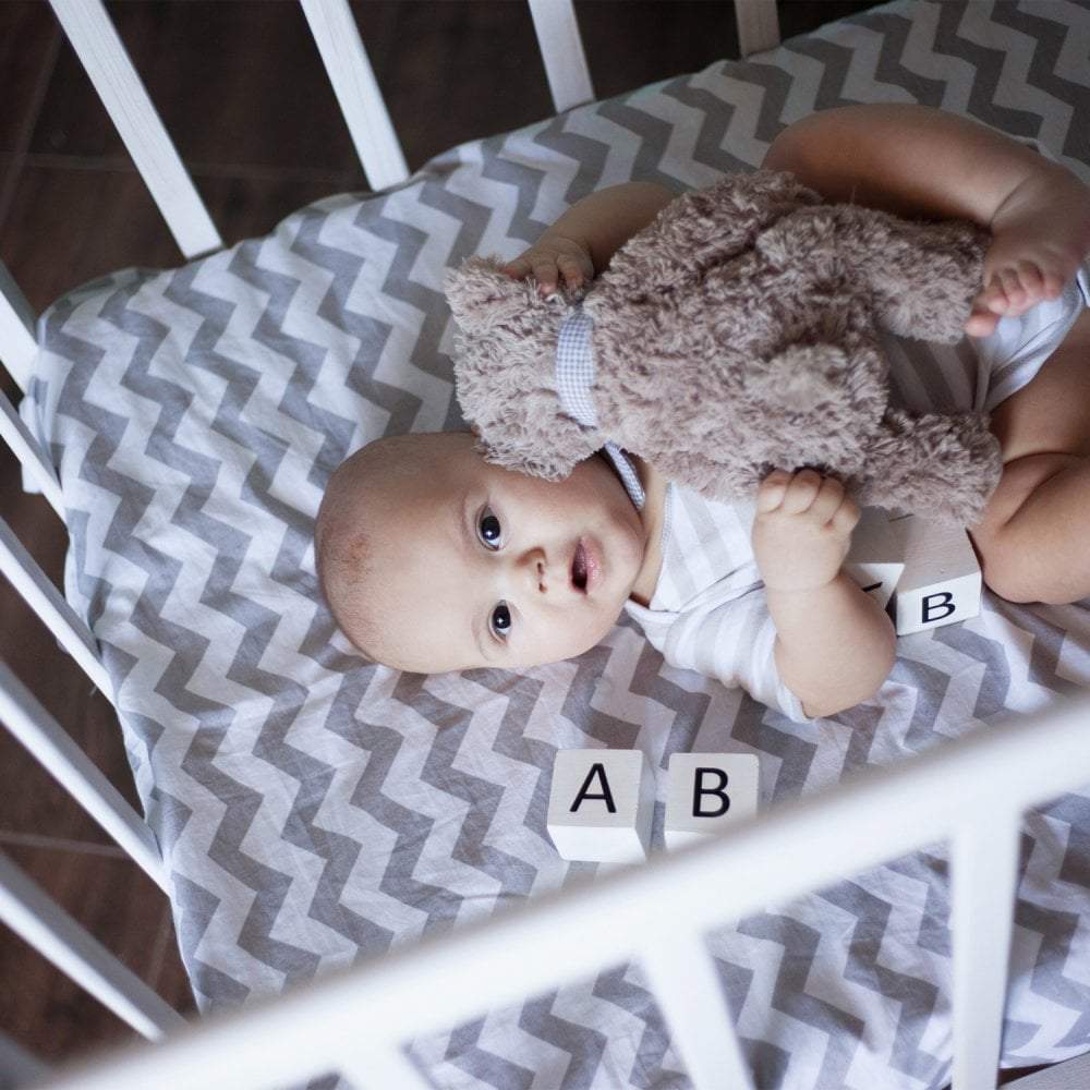Crib Fitted Sheets 40x90cm – Jersey Cotton, Pack of 4