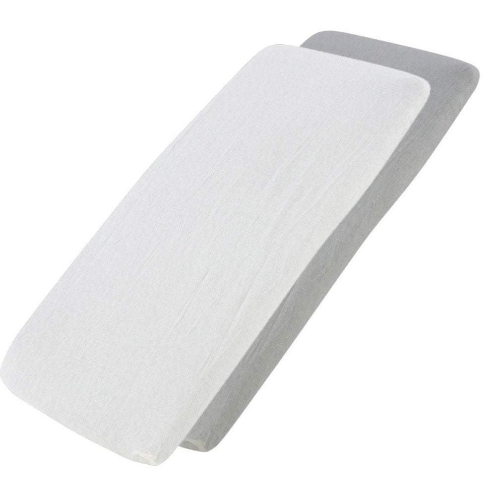 Crib Fitted Sheets 40x90cm – Jersey Cotton, Pack of 4