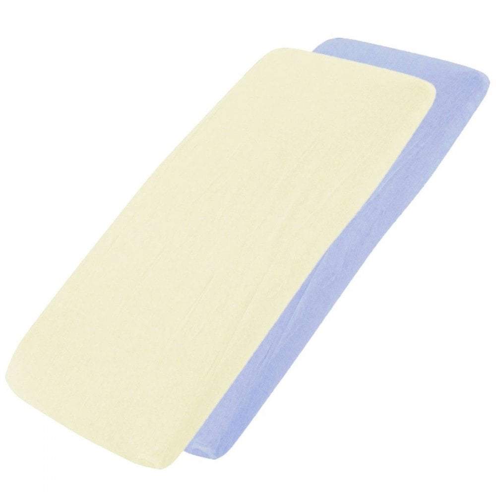 Crib Fitted Sheets 40x90cm – Jersey Cotton, Pack of 4