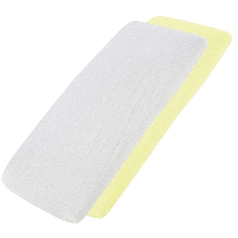 Crib Fitted Sheets 40x90cm – Jersey Cotton, Pack of 4