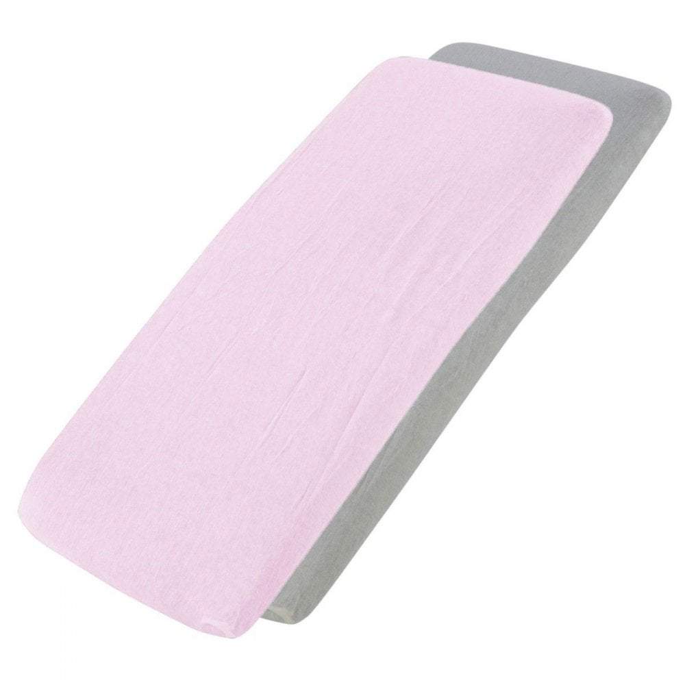 Crib Fitted Sheets 40x90cm – Jersey Cotton, Pack of 4