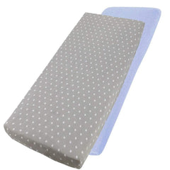 Crib Fitted Sheets 40x90cm – Jersey Cotton, Pack of 4