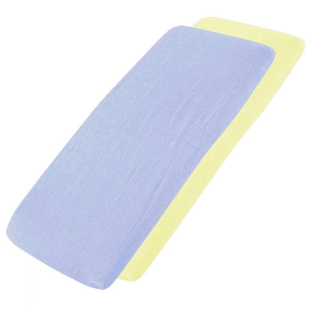 Crib Fitted Sheets 40x90cm – Jersey Cotton, Pack of 4