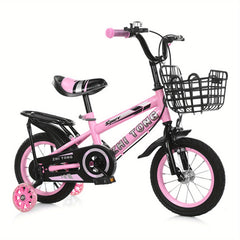 LIXADA 7601 Active Style Kids' Tricycle – 16-Inch Wheels, Rear Seat & Basket